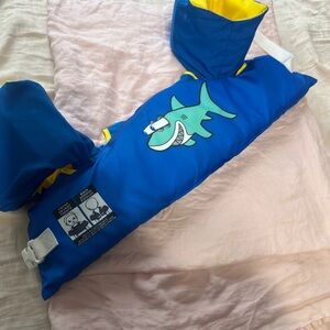 Kids Blue Shark Swim One Piece